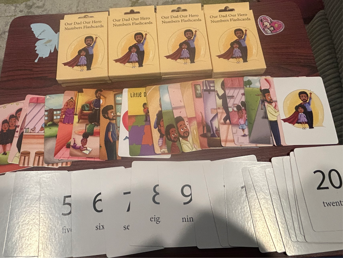 Our Dad Our Hero flash cards