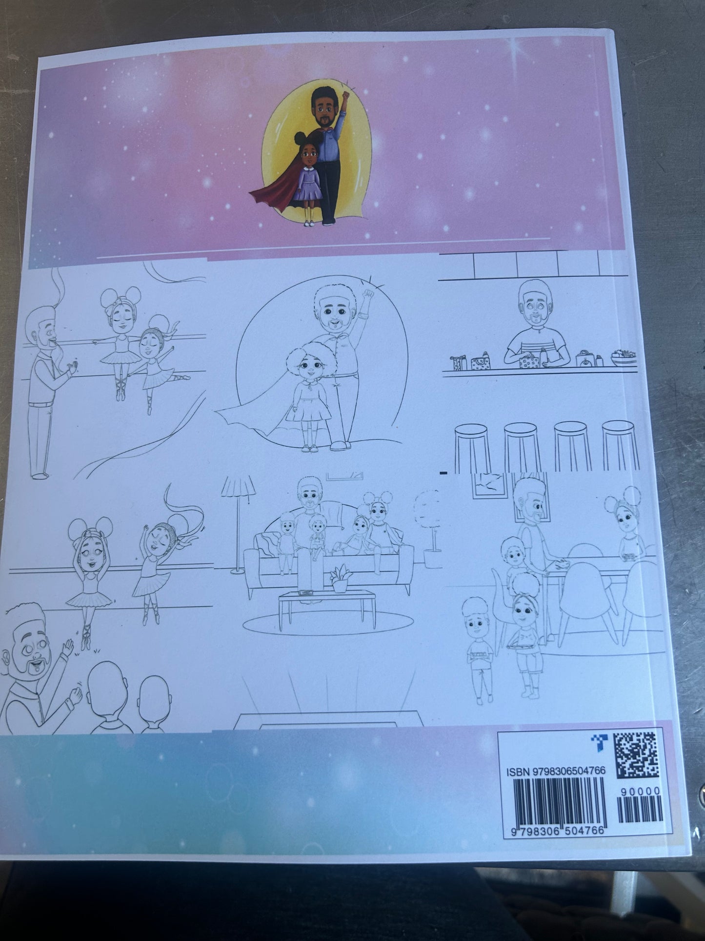 Our Dad Our Hero coloring book