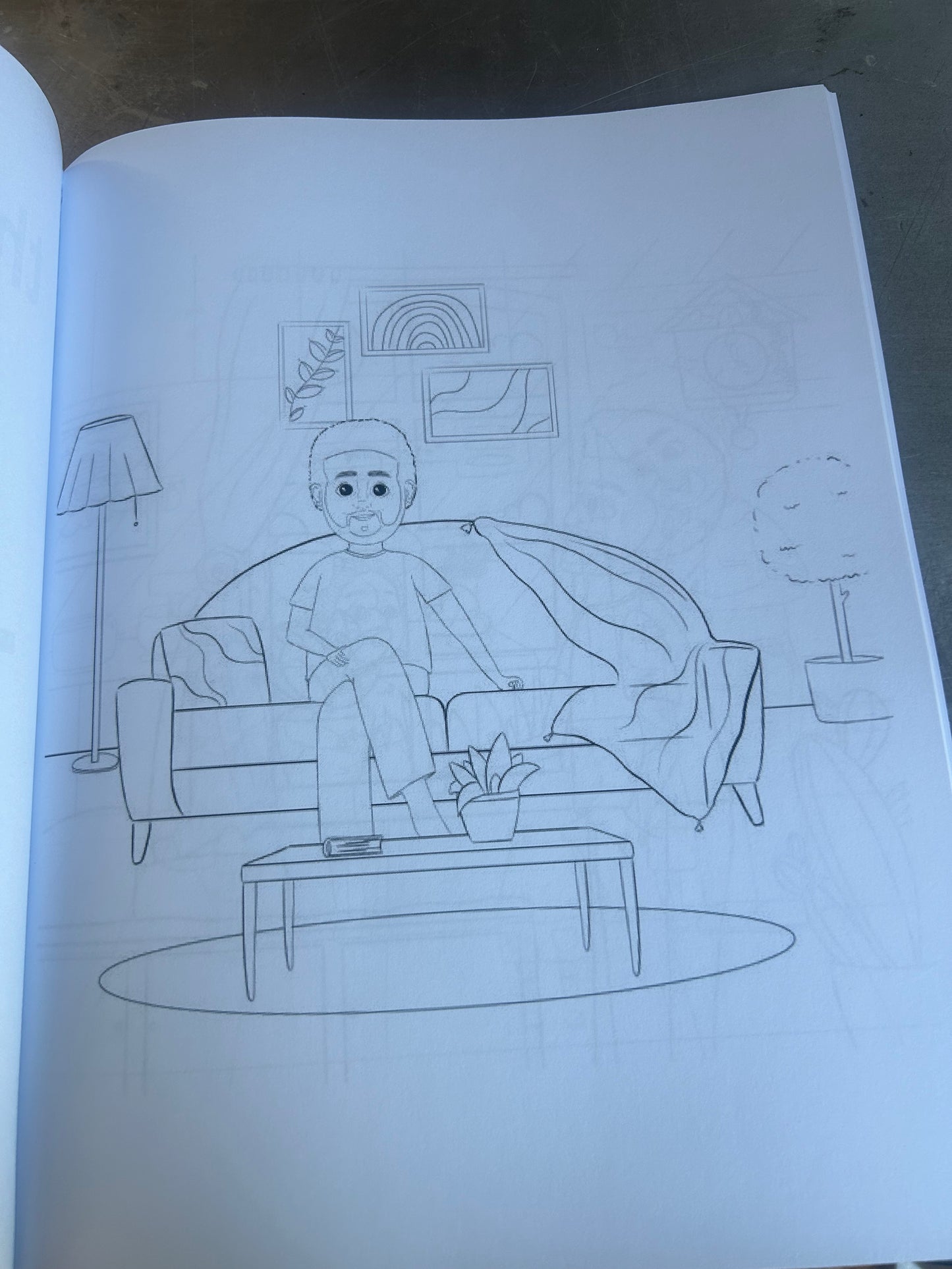Our Dad Our Hero coloring book